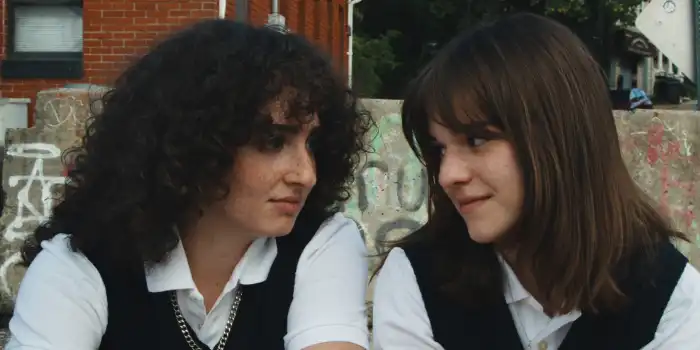 Carys (Eve Guttman) and Sawyer (Abby Smook) in "Meet Me at the End."