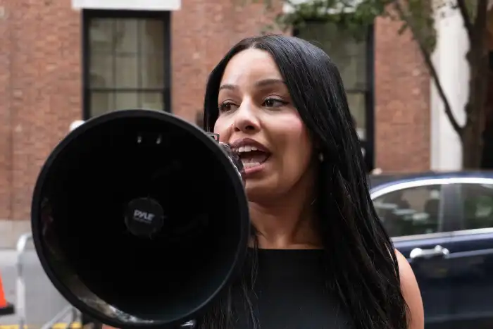 Taylor Brown, the director of the Mayor's Office of LGBTQIA+ Affairs.
