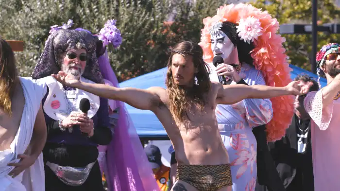 The Sisters of Perpetual Indulgence are featured in Jennifer Kroot’s documentary.