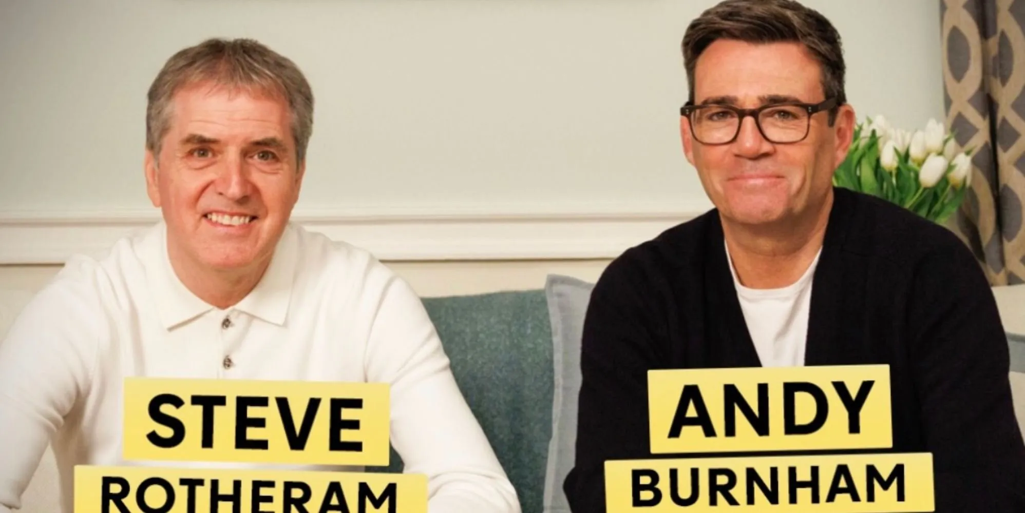 Il primo ministro Andy Burnham si unisce a Celebrity Gogglebox: davvero.